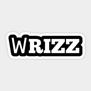 W Rizz Sticker